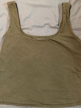 Old Navy Olive Green Scoop Neck Tank Top